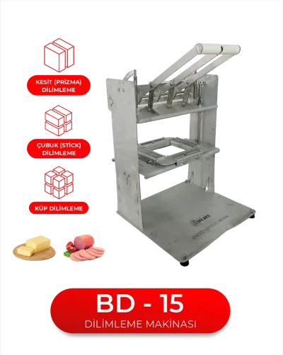 BD 15 Blok Gıda Dilimleme Makinesi
