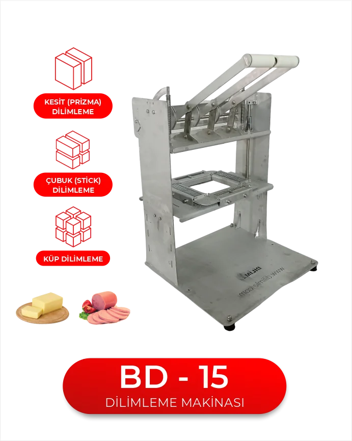 BD 15 Blok Gıda Dilimleme Makinesi