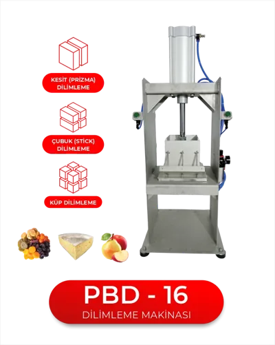 PBD 16 Blok Gıda Dilimleme Makinesi