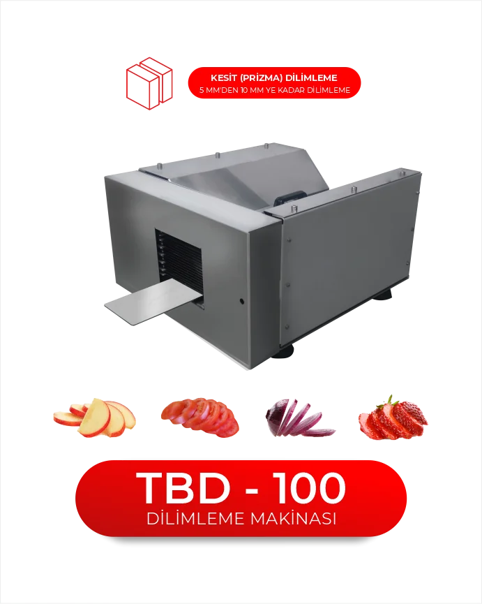 TBD-100 Universal Gıda Dilimleme Makinesi
